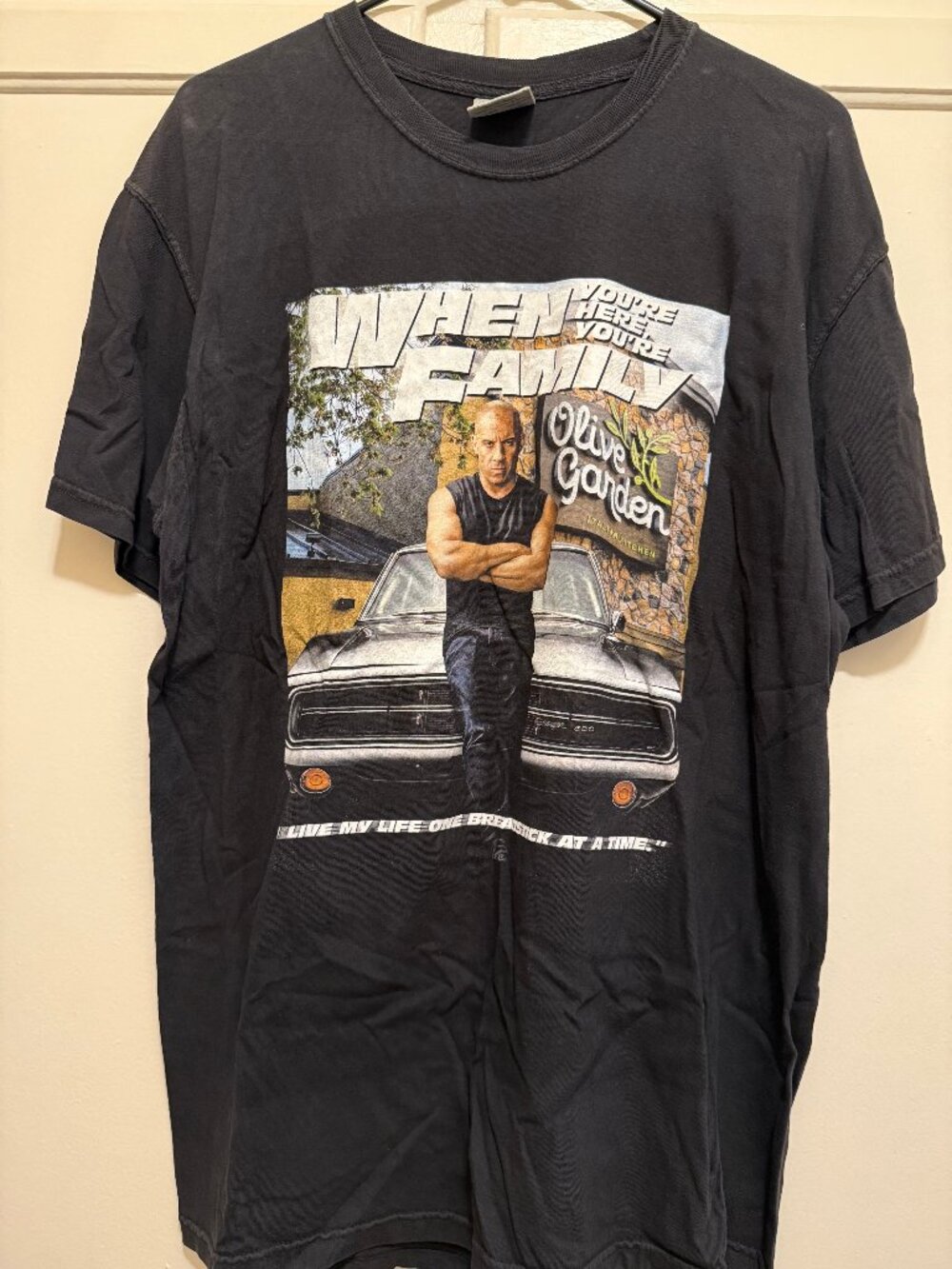 Fast & Furious / Olive Garden Parody Comfort Colors Size L